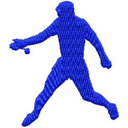 Sports Silhouette Embroidery Design 5